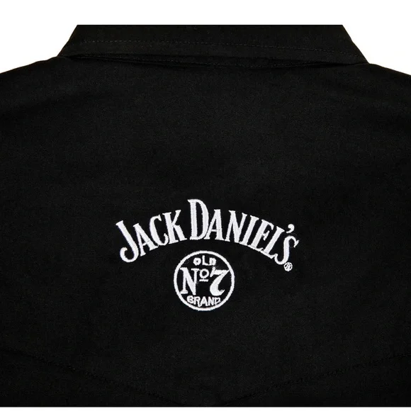 New Wot Jack Daniel’s Button Up Cowboy Style Size Medium. - Picture 8 of 11